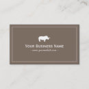 Buscar rinoceronte tarjetas de visita Animal