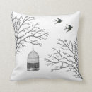 Buscar pájaro gris y blanco cojines Naturaleza