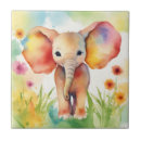 Buscar elefantes coloridos azulejos Vibrante