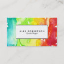 Buscar watercolour tarjetas de visita Moderno