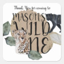 Buscar safari pegatinas Primera fiesta de cumpleaños