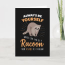 Buscar animal lover tarjetas Mapache