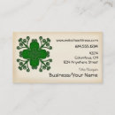 Buscar st patrick tarjetas de visita Irlandés