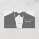 Buscar smoking negro tarjetas de visita El casarse