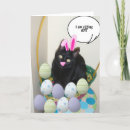 Buscar gato tarjetas de pascua Negro