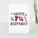 Buscar séptimo tarjetas de cumpleaños 7 años