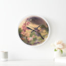 Buscar hummingbird relojes de pared Pájaro