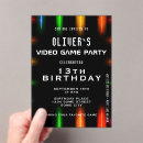 Buscar color de neón invitaciones Para niños