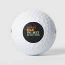 Buscar frase pelotas golf Divertido