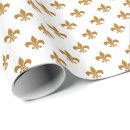 Buscar fleur lis de papel de regalo Blanco