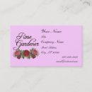 Buscar gardener tarjetas de visita Vintage