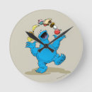 Buscar sesame street relojes de pared Cookie monster sesame st