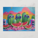 Buscar cactus divertido postales Ilustración