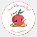 Buscar manzana roja pegatinas Para niños