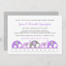 Buscar lavender invitaciones baby shower Elefante
