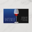 Buscar barman tarjetas de visita Negro