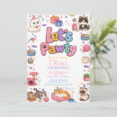 Buscar gatito invitaciones Rosa