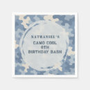 Buscar camuflaje servilletas Cumpleaños de niño