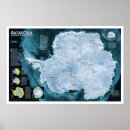 Buscar mapa de antártida posters Antártica