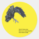 Buscar black crow pegatinas Cínico