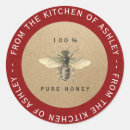 Buscar miel abeja pegatinas Negro