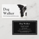 Buscar sentada del perro tarjetas de visita Para mascotas