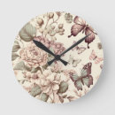 Buscar flores hermosas relojes de pared Parejas