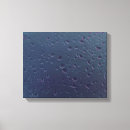 Buscar gotas de lluvia lienzos Azul