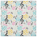 Buscar musical notes telas Amante de la música