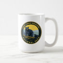 Buscar montañas ahumadas tazas Retro