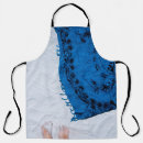 Buscar escarcha delantales Azul