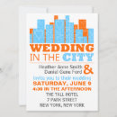 Buscar la ciudad boda invitaciones Azul