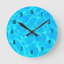 Buscar piscina relojes de pared Verano
