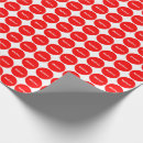 Buscar lunares rojos papel de regalo Rojo y blanco
