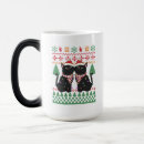 Buscar gato y árbol de navidad tazas General y unisex