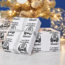Buscar auriculares papel de regalo Música