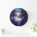Buscar chica del gótico relojes de pared General y unisex