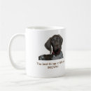 Buscar pelo marrón tazas Perro