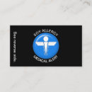 Buscar alergias tarjetas de visita Restaurante