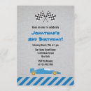 Buscar race invitaciones Azul