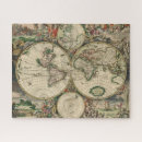 Buscar mapa del mundo vintage puzzles Cartografía