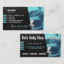 Buscar auto body shop tarjetas de visita Automóvil