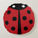 Buscar mariquitas cojines Rojo