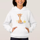 Buscar jirafa del bebé sudaderas Acuarela