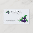 Buscar arándano tarjetas de visita Casero
