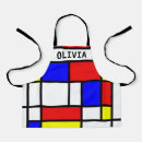 Buscar piet mondrian delantales Patrón