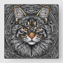 Buscar maine coon relojes de pared Lindo