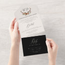Buscar floral blanco y negro invitaciones Para ellos