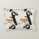 Buscar búho negro cojines Fondo