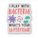 Buscar bacteria pegatinas Microbiólogo